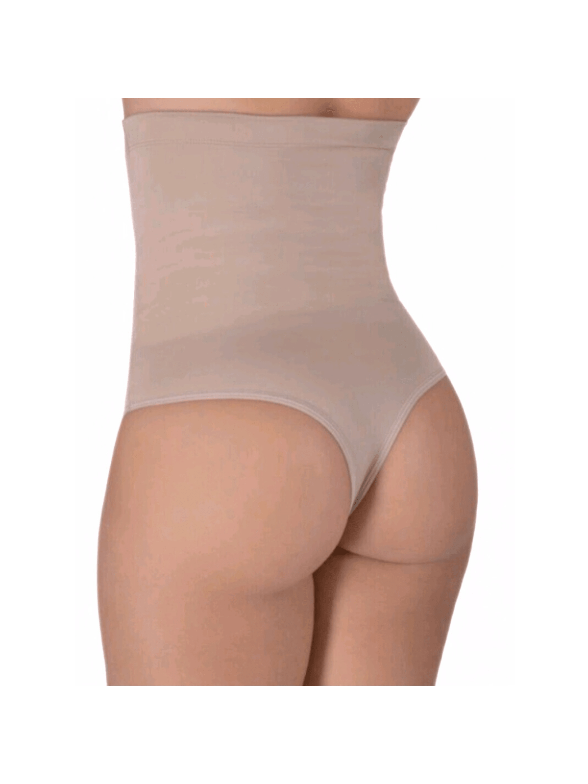 Kit 2 Cintas Modeladora Calcinha Cintura Alta Comprime e Modela Cinta Rebatida Cós Resistente com Detalhe em Renda de Suplex Pós Parto Compressão Zero Barriga