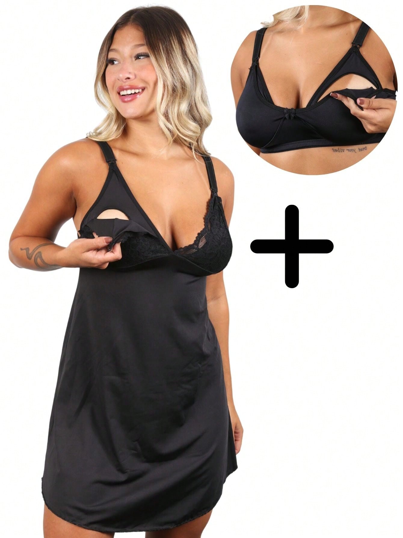Conjunto Camisola Sutiã Amamentação Abre Fácil Gestante Grávida Pijama Conforto Pós Parto Maternidade Microfibra