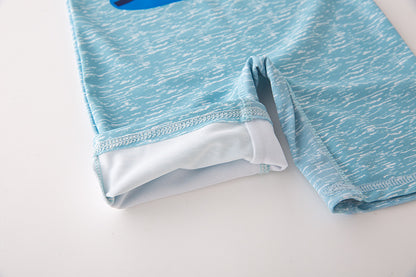 2024 baby boys girls swimwear with cap surfing Wear  swimming suit infant toddler kids children Sunscreen beach bathing Suit