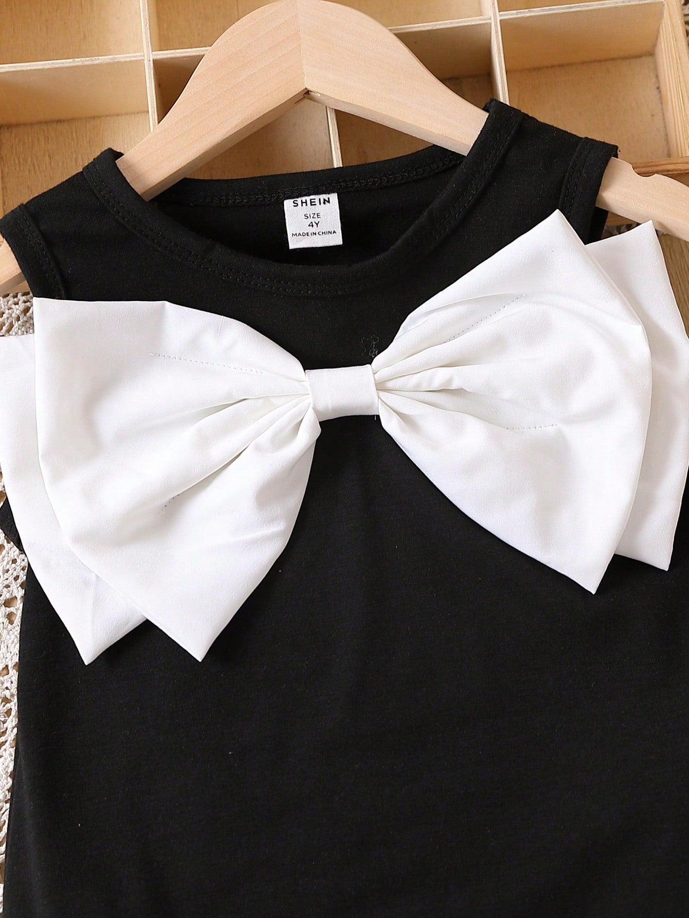 Glamorique Kids Vestido De Alças Frente Com Laço Para Jovens Meninas