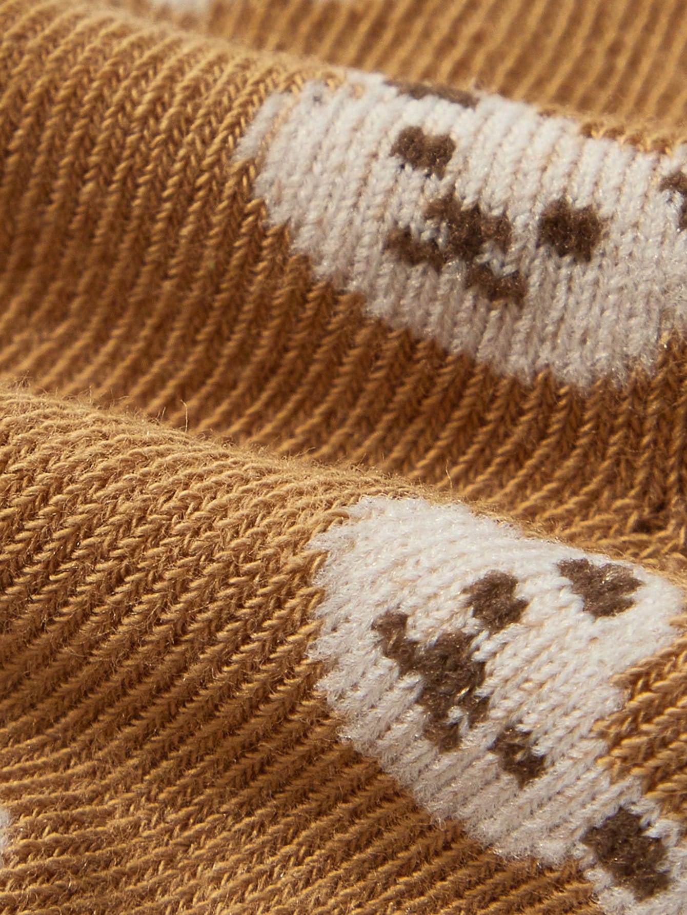 2 Pares de Socks de Algodão Jacquard de Urso Bonito para Bebê/Criança