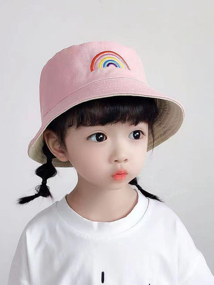Chapéu Infantil Boné Cata Ovo Bucket Hat Criança Proteção Solar / chapéu de Pescador para Bebê-3-10 anos
