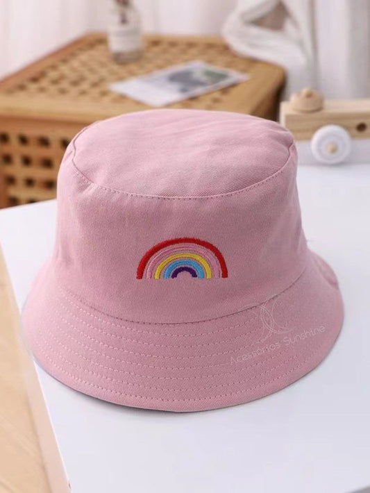Chapéu Infantil Boné Cata Ovo Bucket Hat Criança Proteção Solar / chapéu de Pescador para Bebê-3-10 anos