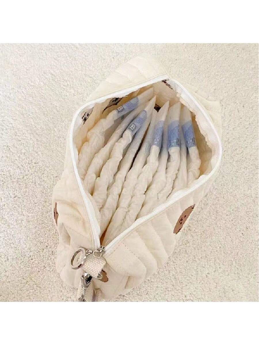 1 Peça Bolsa De Armazenamento De Fraldas Portátil E Fashion Para Mãe E Bebê, Pode Ser Pendurada No Carrinho Quando
