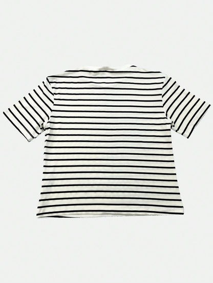 Blusa Clássica de Listras