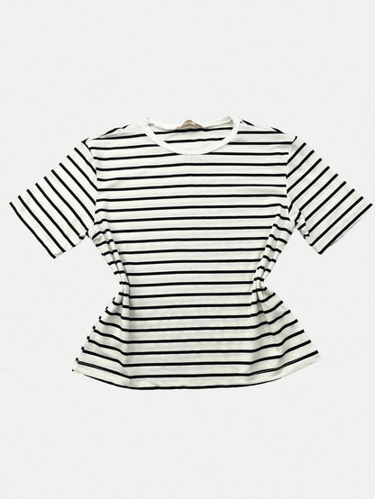 Blusa Clássica de Listras