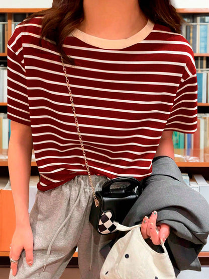 Blusa Clássica de Listras