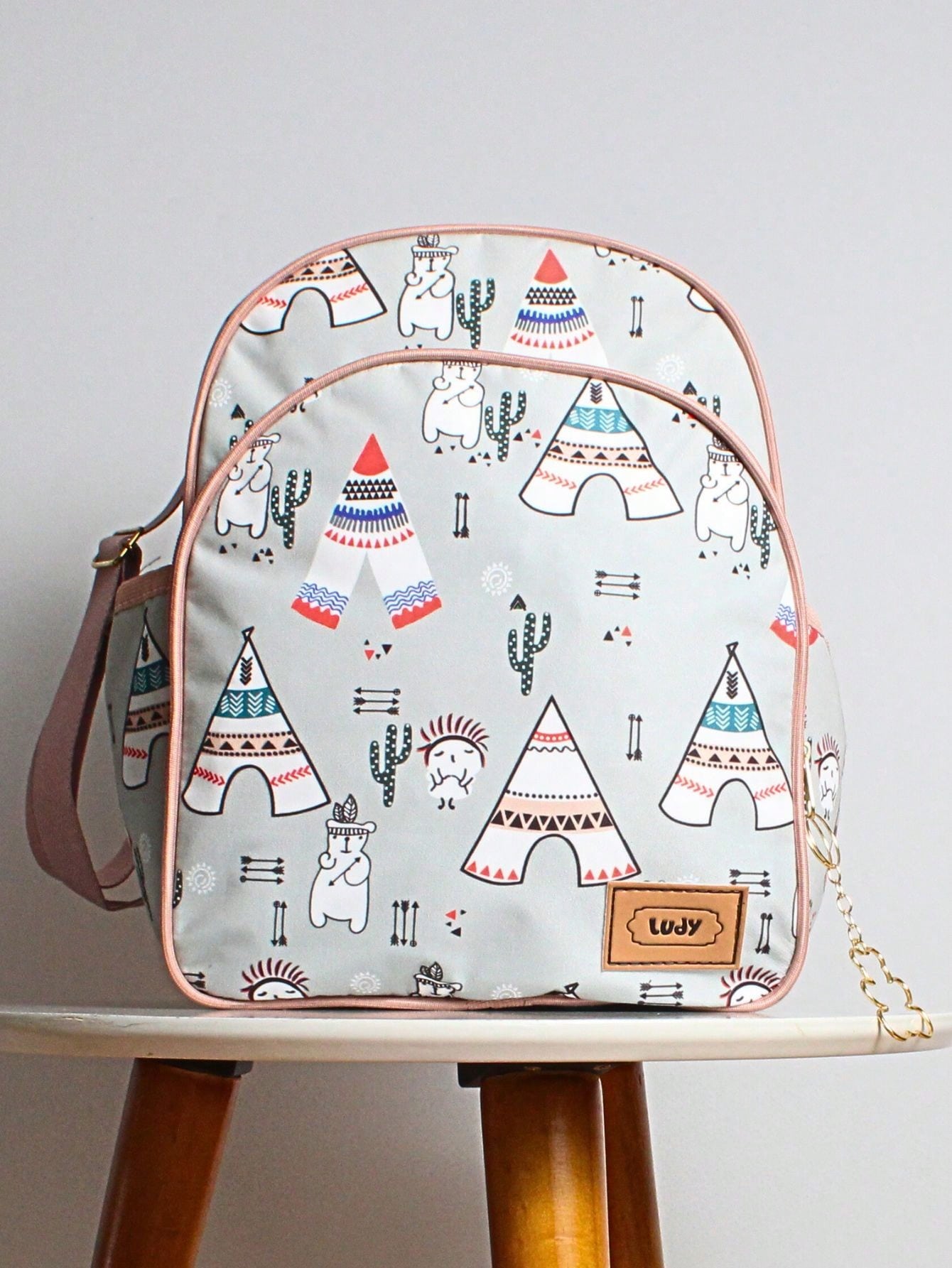 Mochila Maternidade Frasqueira lancheira Bebê Menino menina Escolinha creche