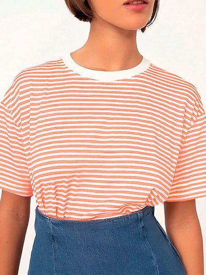 Blusa Clássica de Listras