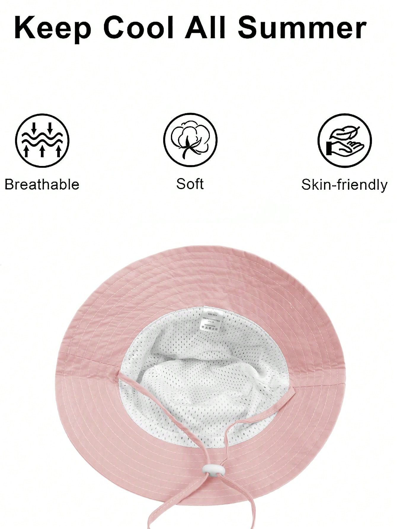 1 Conjunto Chapéu De Sol Para Bebê Com Óculos De Sol