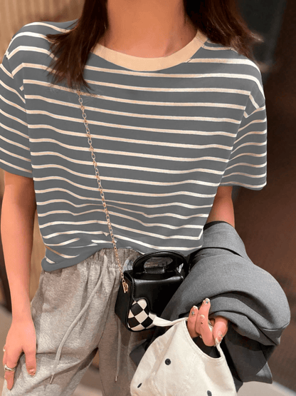 Blusa Clássica de Listras