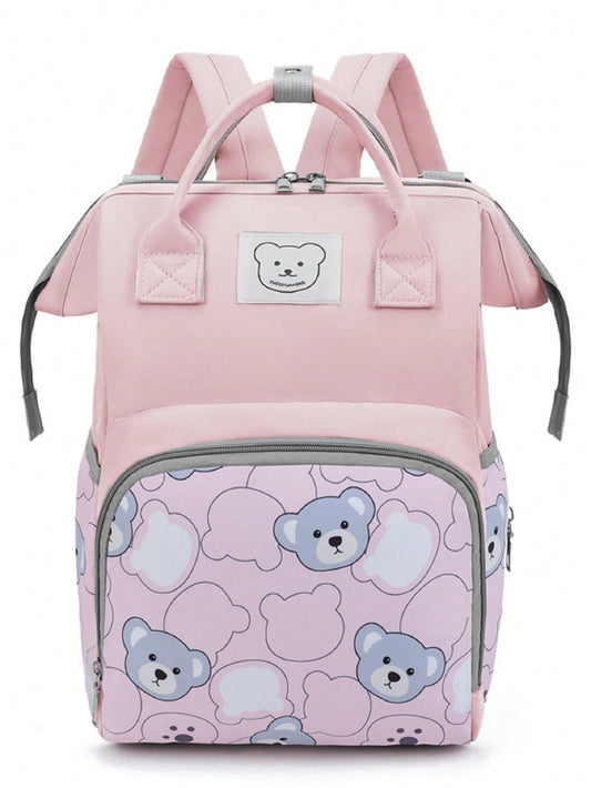 1 Peça Bolsa de Fraldas com estampa de Ursos