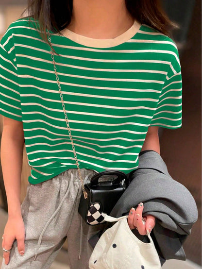 Blusa Clássica de Listras