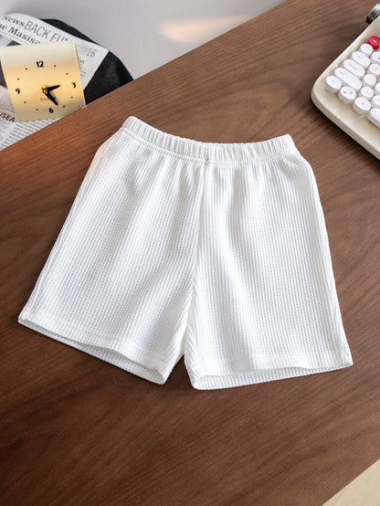 2 peças conjunto leve de cardigã de mangas curtas e shorts com bloco de cores para menino jovem, adequado para cena de rua e viagem, roupas de verão.