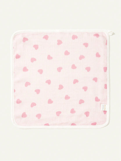 Conjunto De Lenço Estampado Rosa 5 Unidades