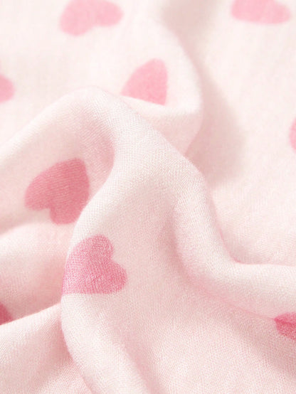 Conjunto De Lenço Estampado Rosa 5 Unidades