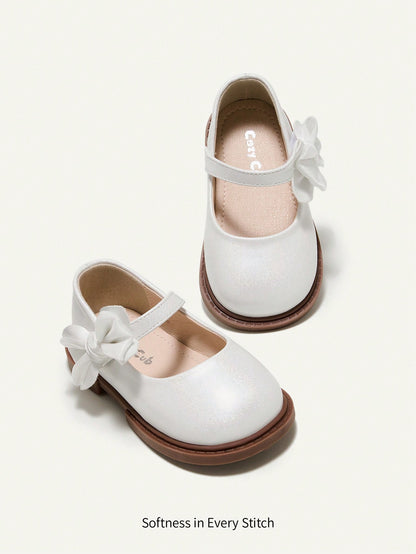 Sapatilha para bebê com Estilo de Princesa com Laço Adorável, Simples e Casual, Estilo Country