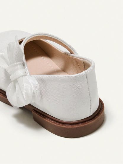 Sapatilha para bebê com Estilo de Princesa com Laço Adorável, Simples e Casual, Estilo Country