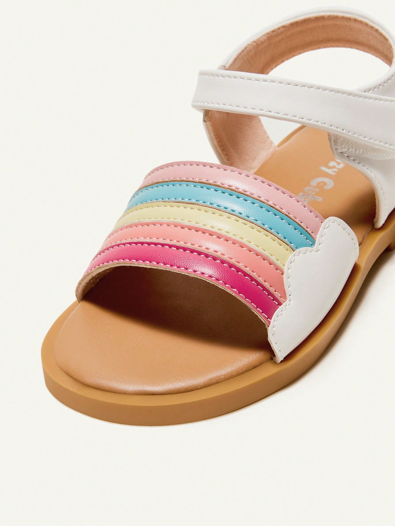 Sandálias De Verão Unissex Fashion, Confortáveis E Coloridas Com Arco-íris Para Meninas Bebês