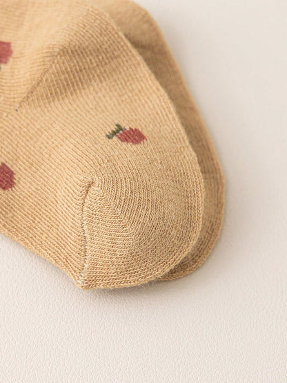 10 Pares de Meias Folgadas Antiderrapantes Para Bebês em Todas as Estações