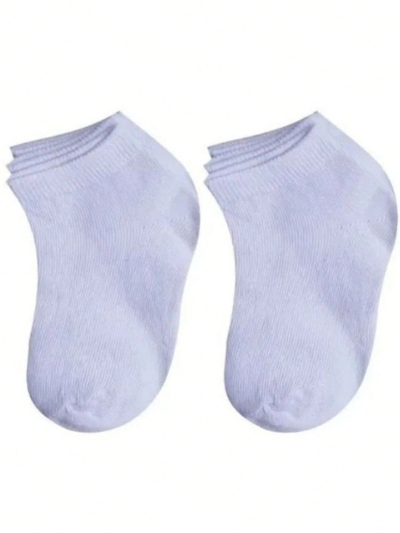 Kit 12 Pares Meia Infantil Cano Curto Branco Menino Menina