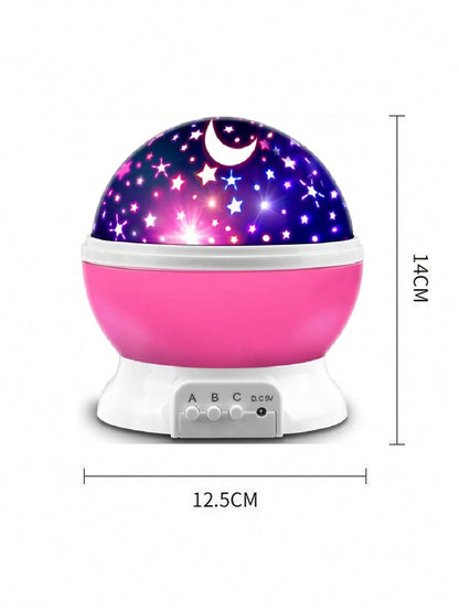1 peça Luz de Projeção para Quarto Infantil, Luz Companheira do Sono da Criança, Rotação de 360°, Luz de Humor com Planeta Onírico e Céu Estrelado, Projetor de Céu Estrelado Romântico