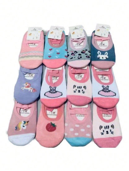 KIT 3 PARES Meia Sapatilha Pilate Infantil /Menina /Menino Antiderrapante 0 a 10 anos