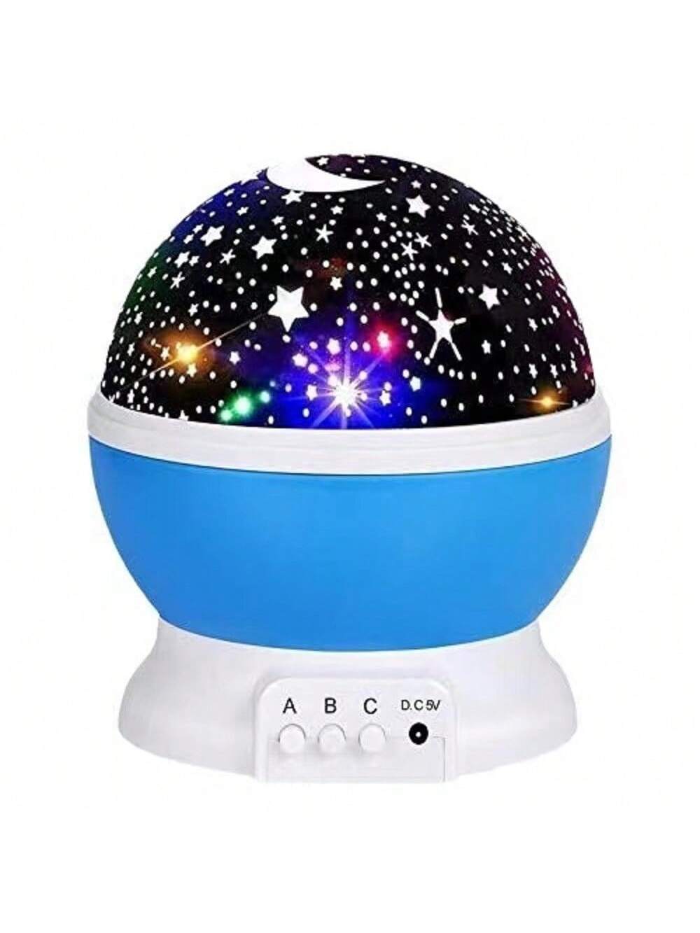 1 peça Luz de Projeção para Quarto Infantil, Luz Companheira do Sono da Criança, Rotação de 360°, Luz de Humor com Planeta Onírico e Céu Estrelado, Projetor de Céu Estrelado Romântico
