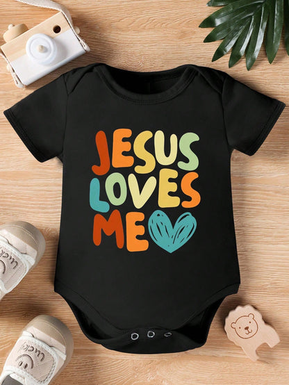 Bodysuit de Bebê Menino 1 Peça Bodysuit Curto de Manga Curta com Estampa de Letra Frase Fofa de Tartaruga para o Verão