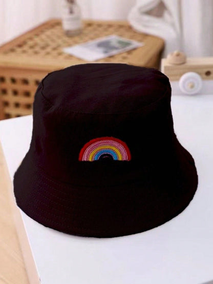Chapéu Infantil Boné Cata Ovo Bucket Hat Criança Proteção Solar / chapéu de Pescador para Bebê-3-10 anos