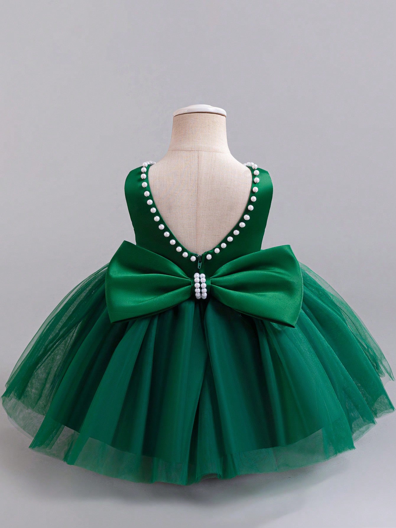 Vestido de Festa de Casamento e Desfile para Meninas, Sem Mangas, de Tule, para Todas as Estações