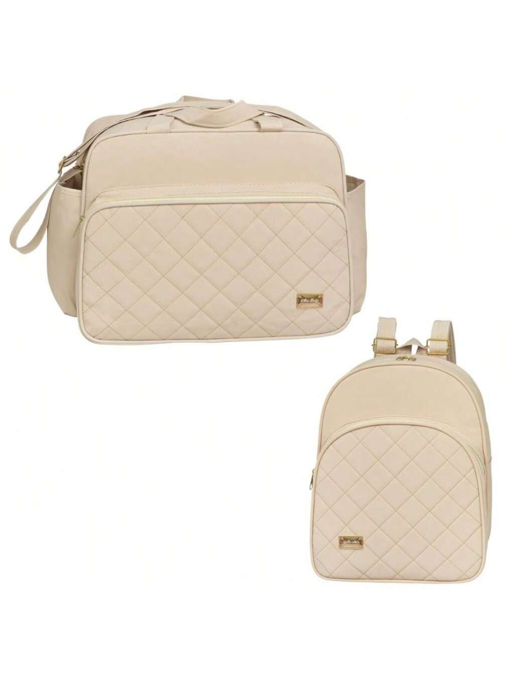 Kit Bolsa Maternidade Bolsa G e Mochila  LUXO