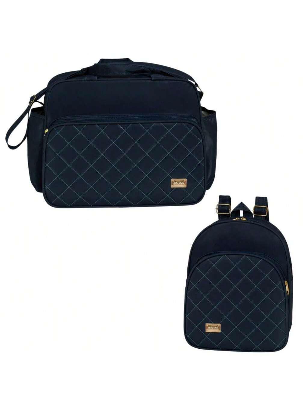 Kit Bolsa Maternidade Bolsa G e Mochila  LUXO