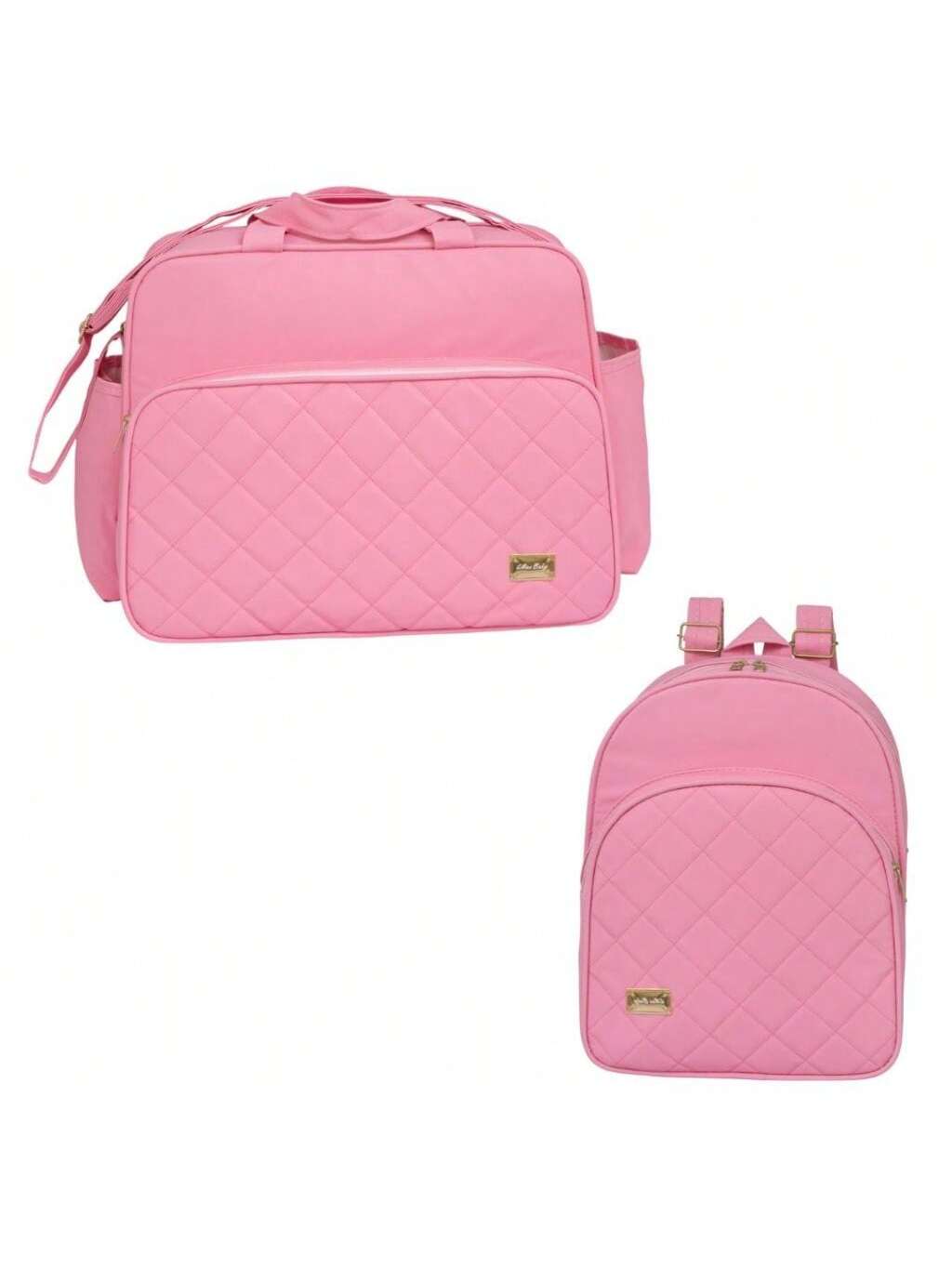 Kit Bolsa Maternidade Bolsa G e Mochila  LUXO