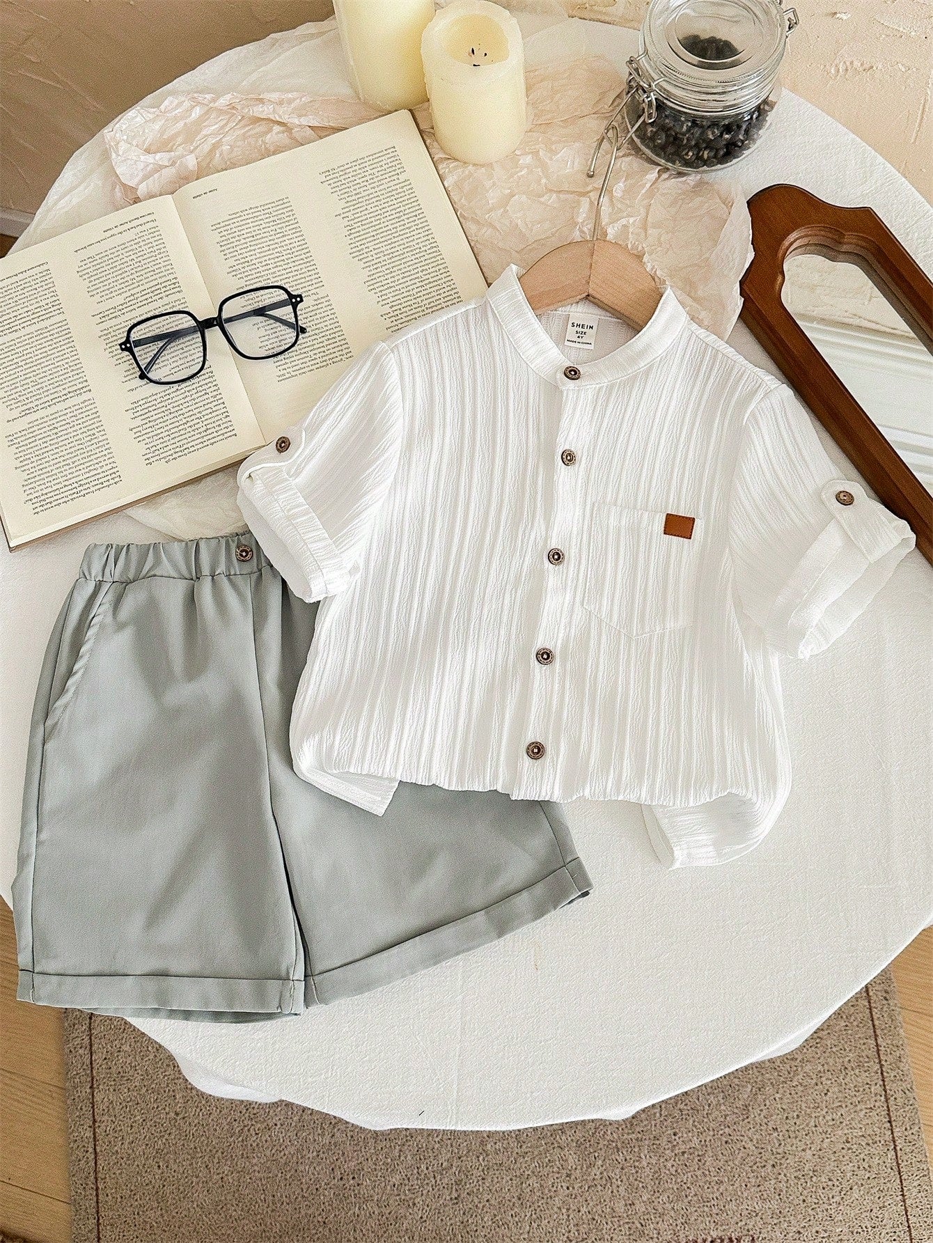 Conjunto De Camiseta E Shorts Confortáveis E Respiráveis Estilo Academia Casual Para Meninos Jovens