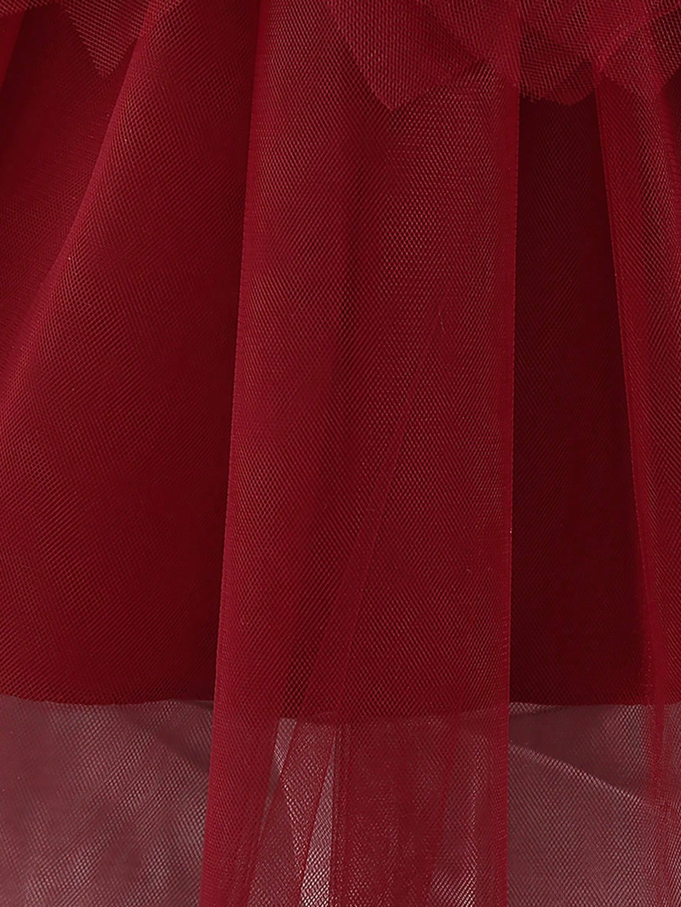 Vestido Formal para Bebê Menina, Tecido de Tule Estilo Doce com Decoração de Laço na Cintura, Adequado para Festa de Aniversário, Elegante e