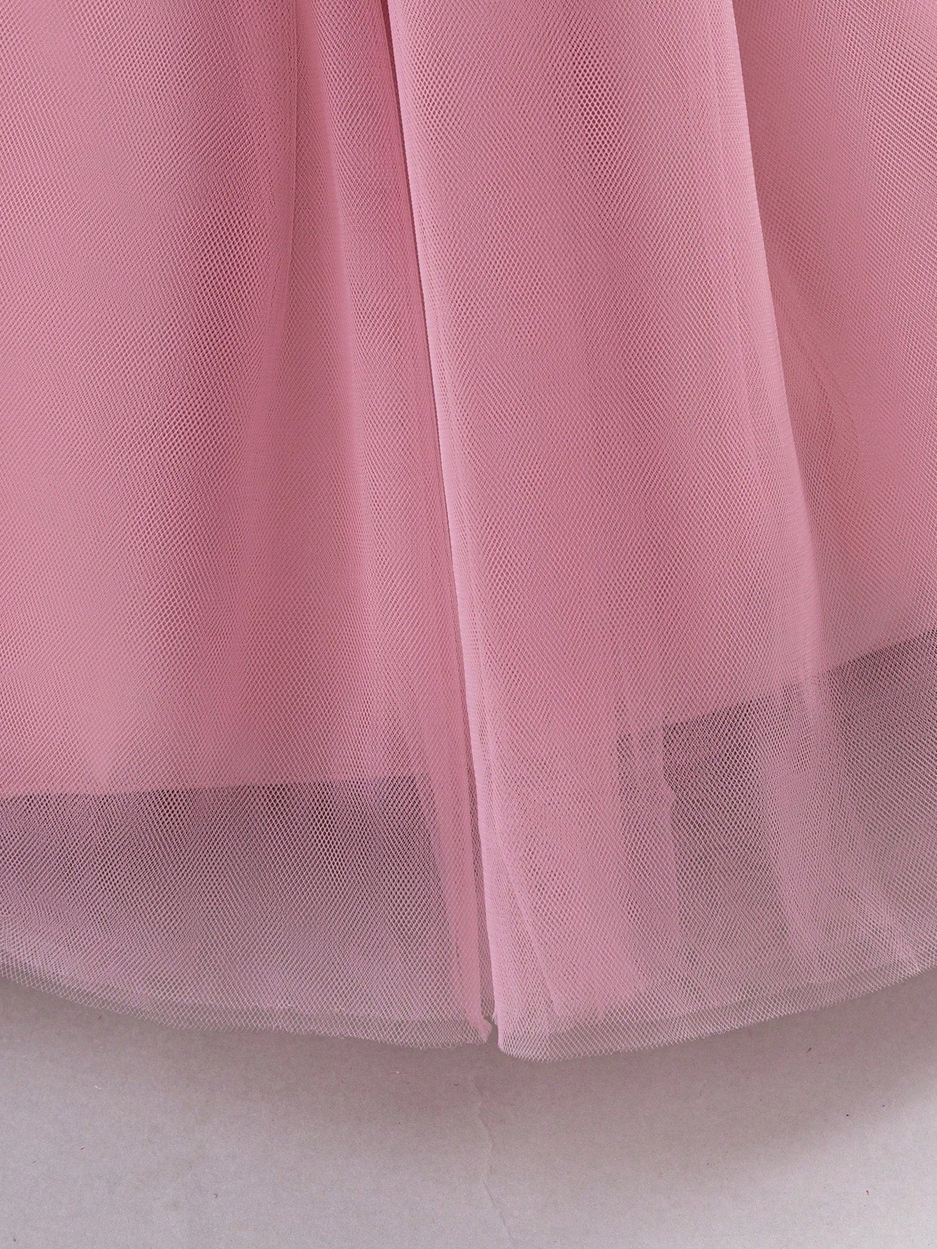 Vestido de Festa de Casamento e Desfile para Meninas, Sem Mangas, de Tule, para Todas as Estações