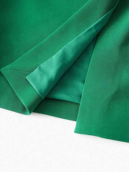 VESTIDO MIDI SLIM FIT COM DETALHE DE LAÇO GRANDE DE UM OMBRO ÚNICO