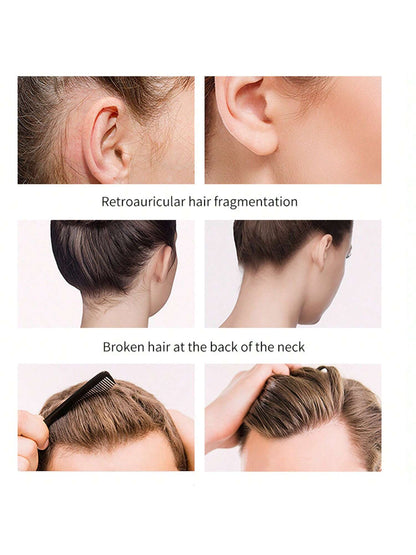 IKT Barra de Cera de Cabelo IKTY com Escovas de Cabelo para Penteado Repuxado - Pomada de Longa Duração para Estilo Livre de Frizz - Pentes Nutritivos para Cabelo e Peruca - Fixação o Dia Todo, Realça o Brilho