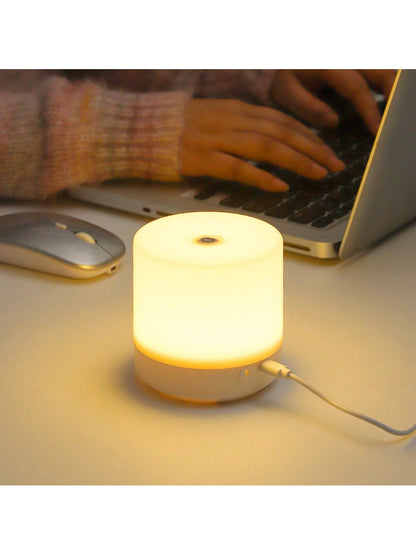 1 Peça Lâmpada de cabeceira com controle de toque mini USB com luz quente - Luminária noturna a LED alimentada por USB, cria um ambiente acolhedor no quarto e decoração doméstica, adequada para quarto, luz noturna infantil, quarto de bebê, adolescente e