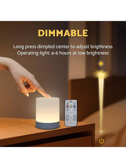 1 Peça Lâmpada de cabeceira com controle de toque mini USB com luz quente - Luminária noturna a LED alimentada por USB, cria um ambiente acolhedor no quarto e decoração doméstica, adequada para quarto, luz noturna infantil, quarto de bebê, adolescente e
