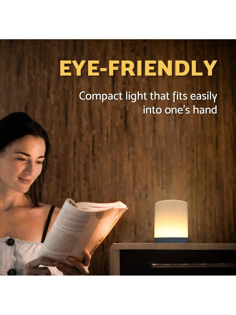 1 Peça Lâmpada de cabeceira com controle de toque mini USB com luz quente - Luminária noturna a LED alimentada por USB, cria um ambiente acolhedor no quarto e decoração doméstica, adequada para quarto, luz noturna infantil, quarto de bebê, adolescente e