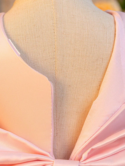 Vestido Camadas de Tule com Laço para Meninas, Vestido de Gala Formal, Adequado para Meninas em Natal