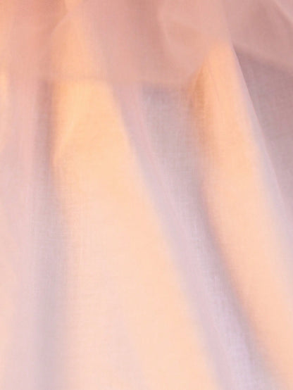 Vestido Camadas de Tule com Laço para Meninas, Vestido de Gala Formal, Adequado para Meninas em Natal