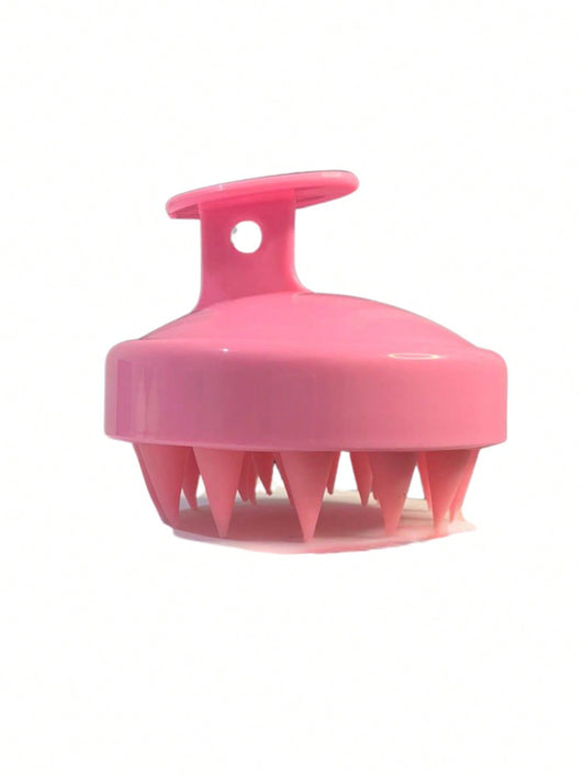 Escova Massageadora Luxo Couro Cabeludo. Massageador Capilar Silicone Macio Para Higienizar e Combater a Caspa