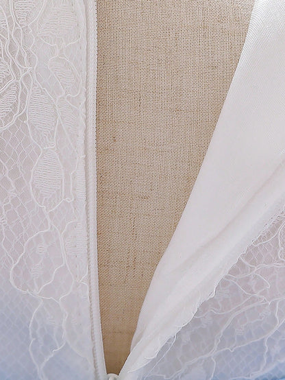 Vestido de Daminha de Honra Encantador com Decoração de Laço e Tule nas Costas, Adequado para Casamento, Festa, Evento de Aniversário
