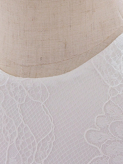 Vestido de Daminha de Honra Encantador com Decoração de Laço e Tule nas Costas, Adequado para Casamento, Festa, Evento de Aniversário