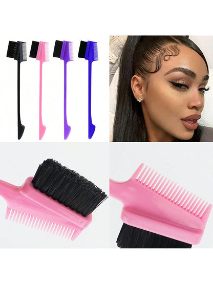 IKT Barra de Cera de Cabelo IKTY com Escovas de Cabelo para Penteado Repuxado - Pomada de Longa Duração para Estilo Livre de Frizz - Pentes Nutritivos para Cabelo e Peruca - Fixação o Dia Todo, Realça o Brilho