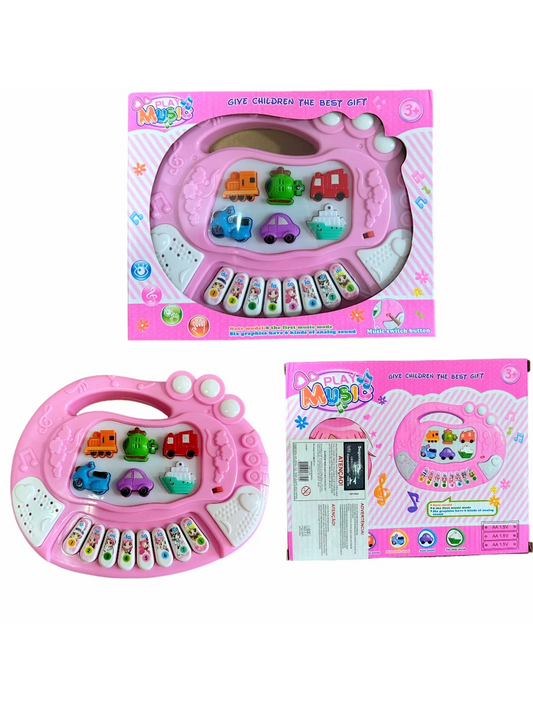Brinquedo Infantil música teclado piano com som e luz musical para crianças e bebês/presentes