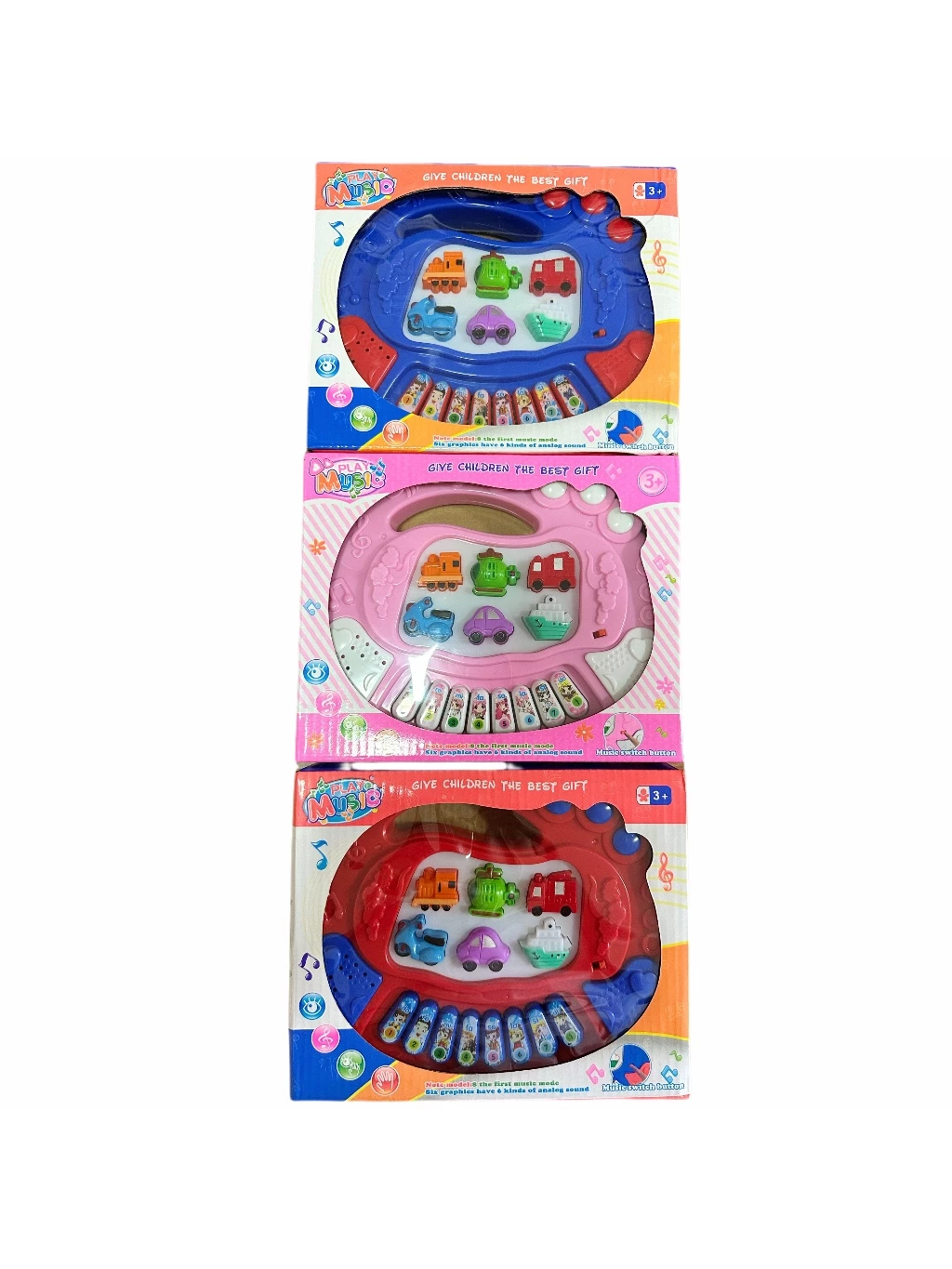 Brinquedo Infantil música teclado piano com som e luz musical para crianças e bebês/presentes